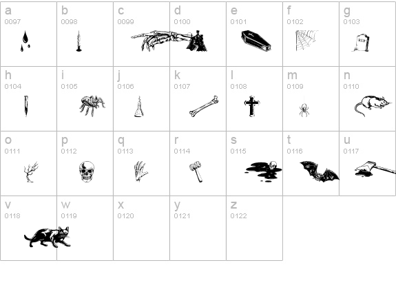 Spookie Ookie details - Free Fonts at FontZone.net