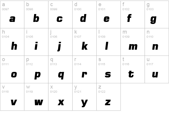 Square721 Blk Italic details - Free Fonts at FontZone.net