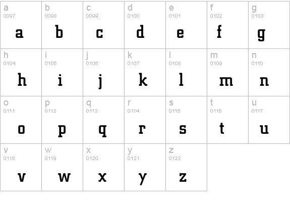 SquareSlab Med details - Free Fonts at FontZone.net