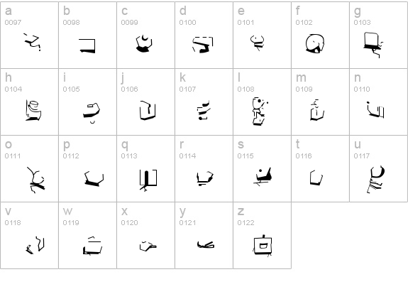 ST Bajoran Ancient details - Free Fonts at FontZone.net
