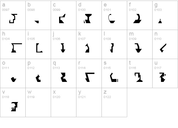 ST Cardassian details - Free Fonts at FontZone.net