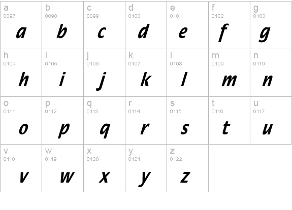 StackCndObl-Bol details - Free Fonts at FontZone.net