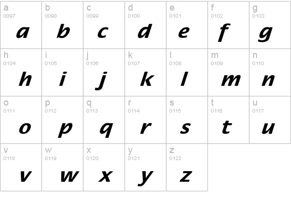 StackExtObl-Bol details - Free Fonts at FontZone.net