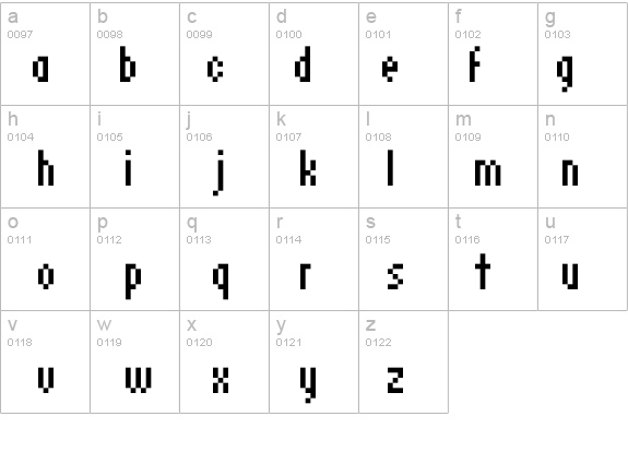 standard 07_57 details - Free Fonts at FontZone.net
