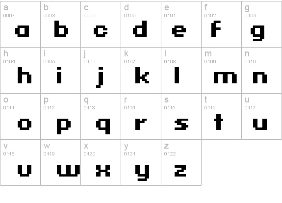 standard 07_63 details - Free Fonts at FontZone.net