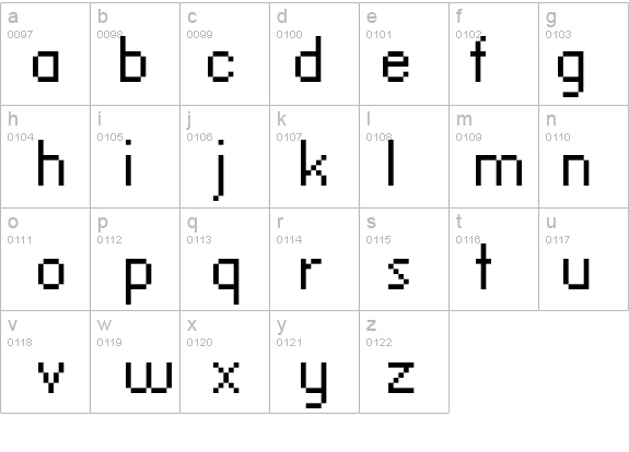 standard 09_56 details - Free Fonts at FontZone.net