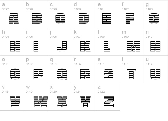 StarsAndStripes-Plain Regular details - Free Fonts at FontZone.net