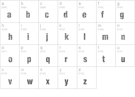 Static Age Horizontal Hold details - Free Fonts at FontZone.net