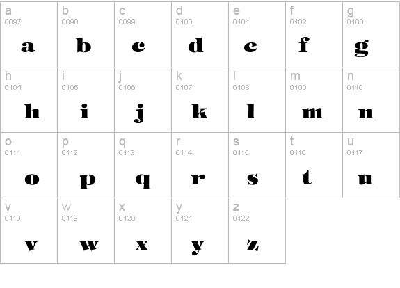 Stephanie Heavy details - Free Fonts at FontZone.net