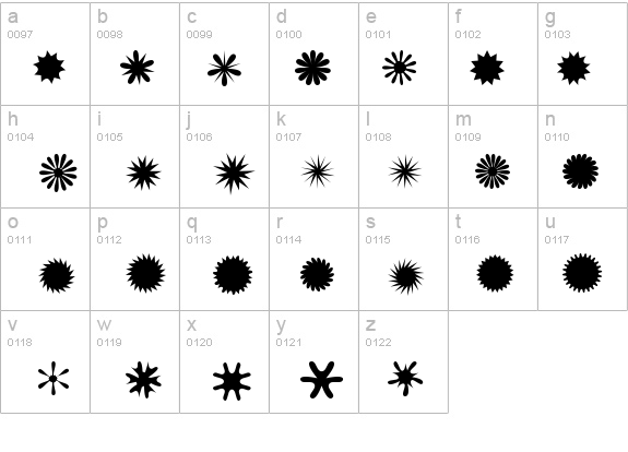 SternStella Night details - Free Fonts at FontZone.net