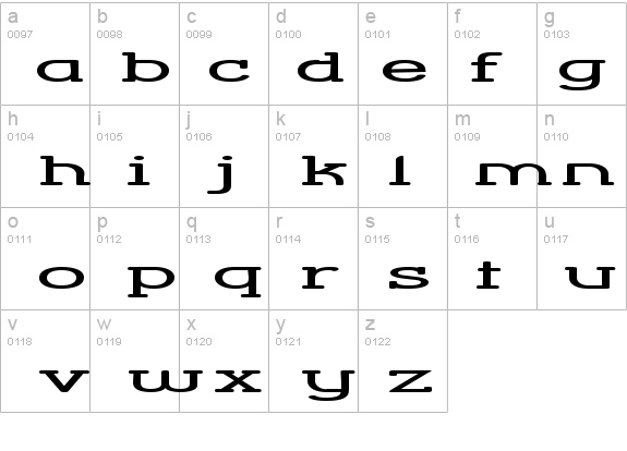 Street Corner Slab HyperExtend details - Free Fonts at FontZone.net