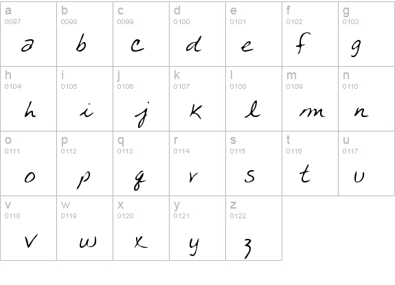 TanyasHand details - Free Fonts at FontZone.net