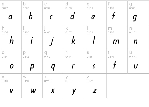 Tech-Extended Italic details - Free Fonts at FontZone.net