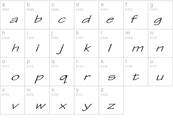 Tekton Ex Italic details - Free Fonts at FontZone.net