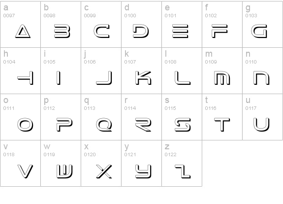 Tele-Marines Shadow details - Free Fonts at FontZone.net