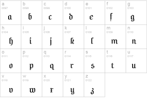 Teutonia details - Free Fonts at FontZone.net