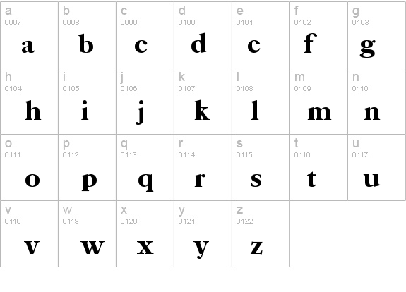 TFCaslonTen-Extrabold details - Free Fonts at FontZone.net