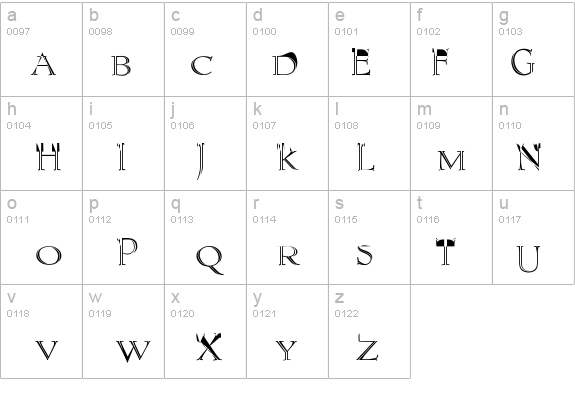 TheodorInitials details - Free Fonts at FontZone.net