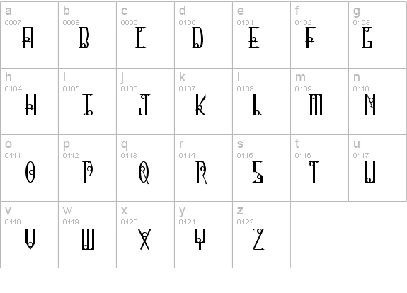 Thirteen O Clock details - Free Fonts at FontZone.net