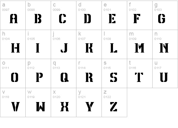 TPF U13 details - Free Fonts at FontZone.net