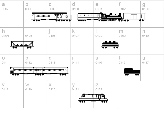 Trains Regular details - Free Fonts at FontZone.net