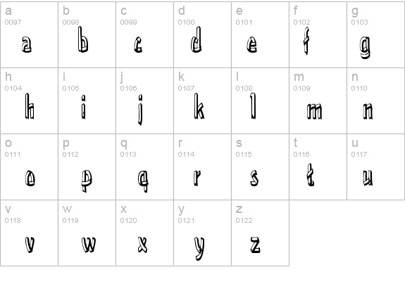 TreehouseCondensed details - Free Fonts at FontZone.net