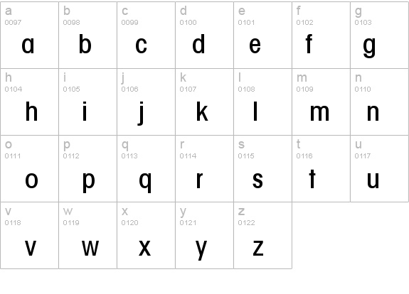 Trendex Light Condensed SSi Medium Condensed details - Free Fonts at FontZone.net
