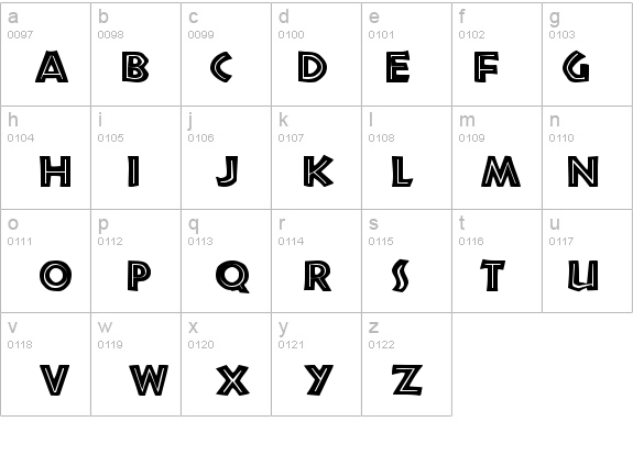 Tribeca Regular details - Free Fonts at FontZone.net