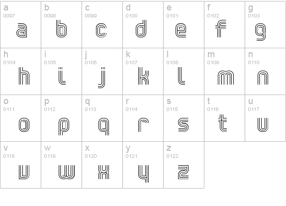 Trisect Light details - Free Fonts at FontZone.net