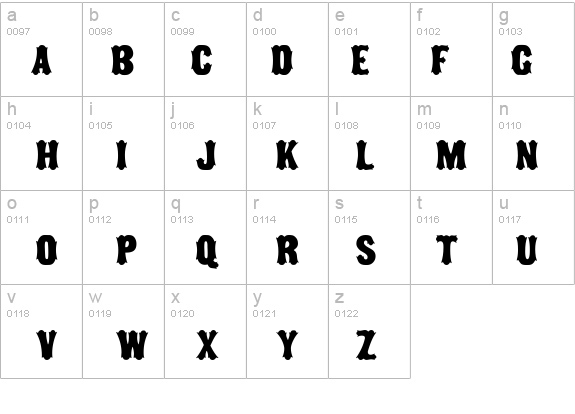Tuscan MF Narrow details - Free Fonts at FontZone.net