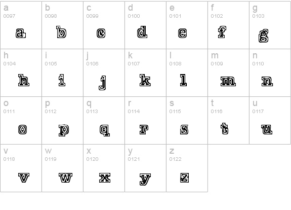 TypeBlock details - Free Fonts at FontZone.net