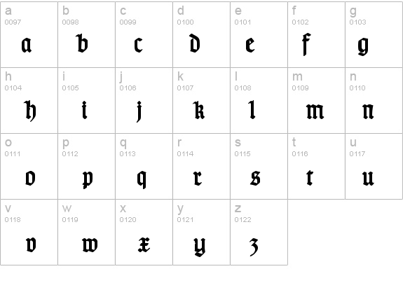 TypographerGotisch D Bold details - Free Fonts at FontZone.net