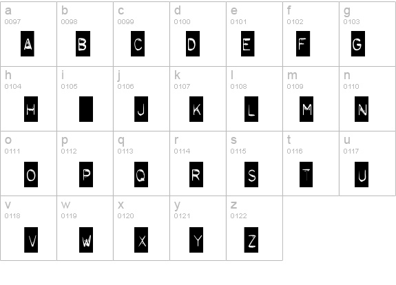 TypoNegative details - Free Fonts at FontZone.net
