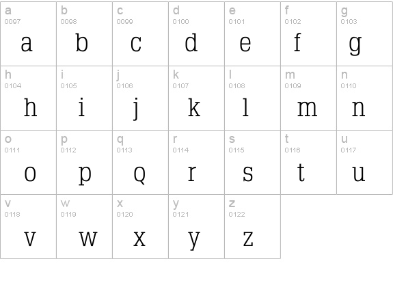 TypoSlabserif-Light details - Free Fonts at FontZone.net