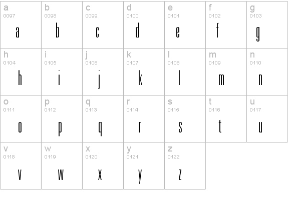 UniformUltraCondLight details - Free Fonts at FontZone.net