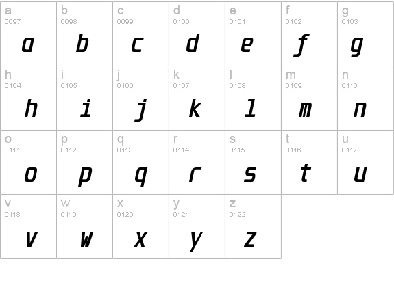 Unispace Bold Italic details - Free Fonts at FontZone.net