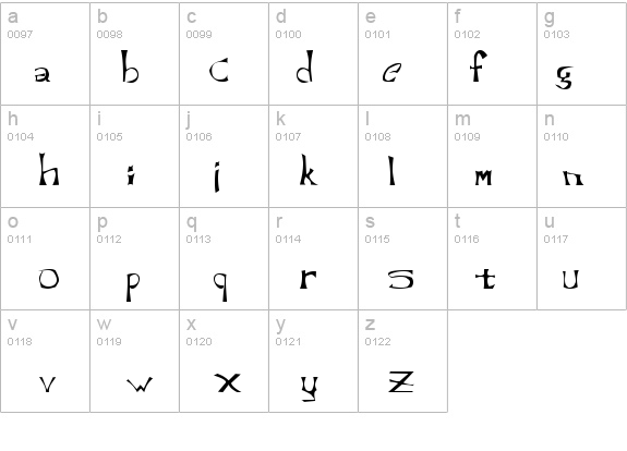 Untitled details - Free Fonts at FontZone.net
