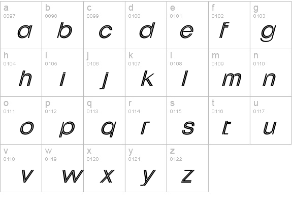 Uptight Italic details - Free Fonts at FontZone.net