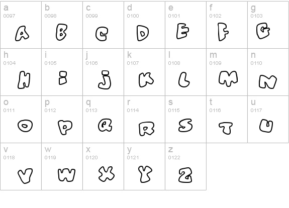 Vitamin outlined details - Free Fonts at FontZone.net