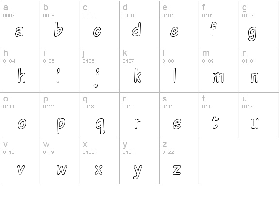 VTCSundayKomixTallOutline details - Free Fonts at FontZone.net