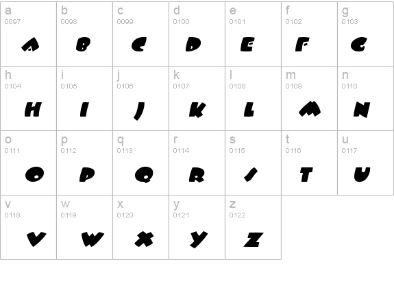 Wampum-Extended Italic details - Free Fonts at FontZone.net