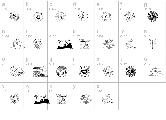 WeatherBats details - Free Fonts at FontZone.net