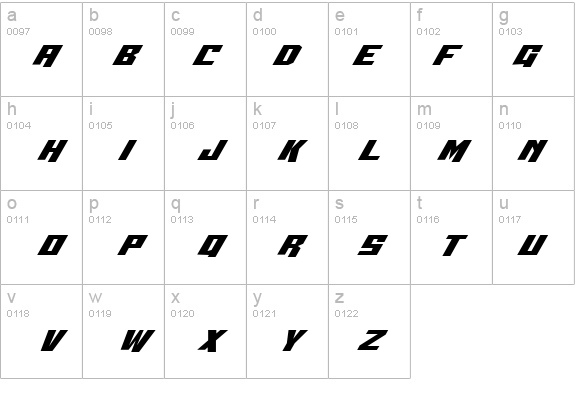 Whiskey Bravo Victor Ex details - Free Fonts at FontZone.net