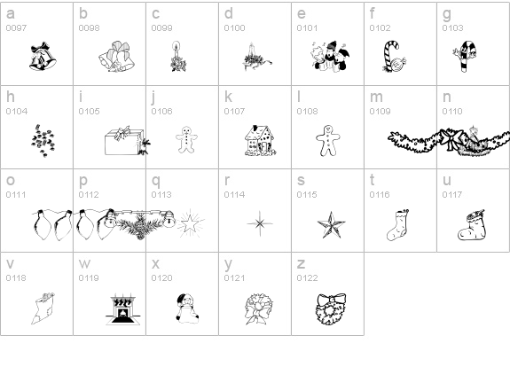 wmchristmas1 details - Free Fonts at FontZone.net