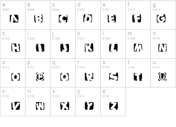 WoodcuttedCapsInvers details - Free Fonts at FontZone.net