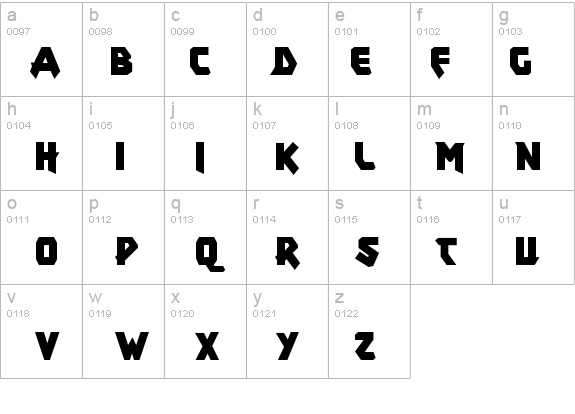 xar details - Free Fonts at FontZone.net