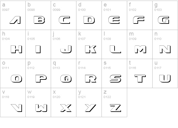 Xcelsion Shadow details - Free Fonts at FontZone.net