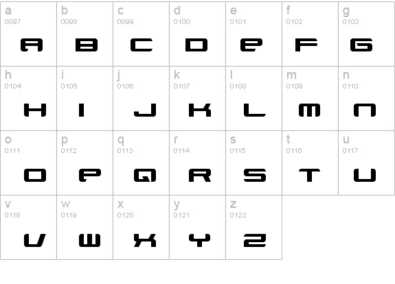 Xenotron Broadstroke details - Free Fonts at FontZone.net