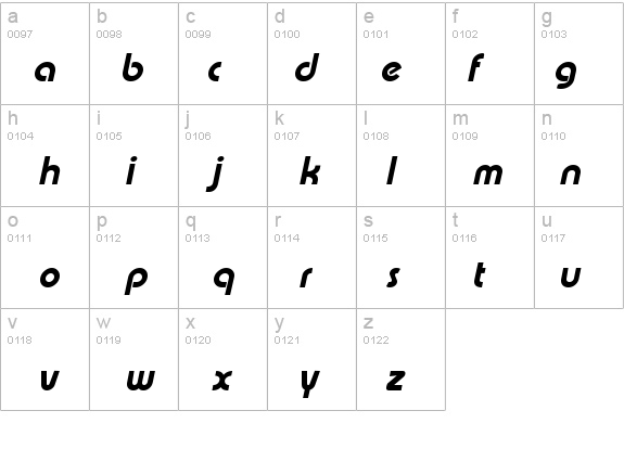 XpressiveExtrabold Italic details - Free Fonts at FontZone.net
