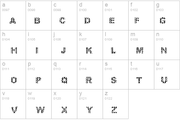 XXX details - Free Fonts at FontZone.net
